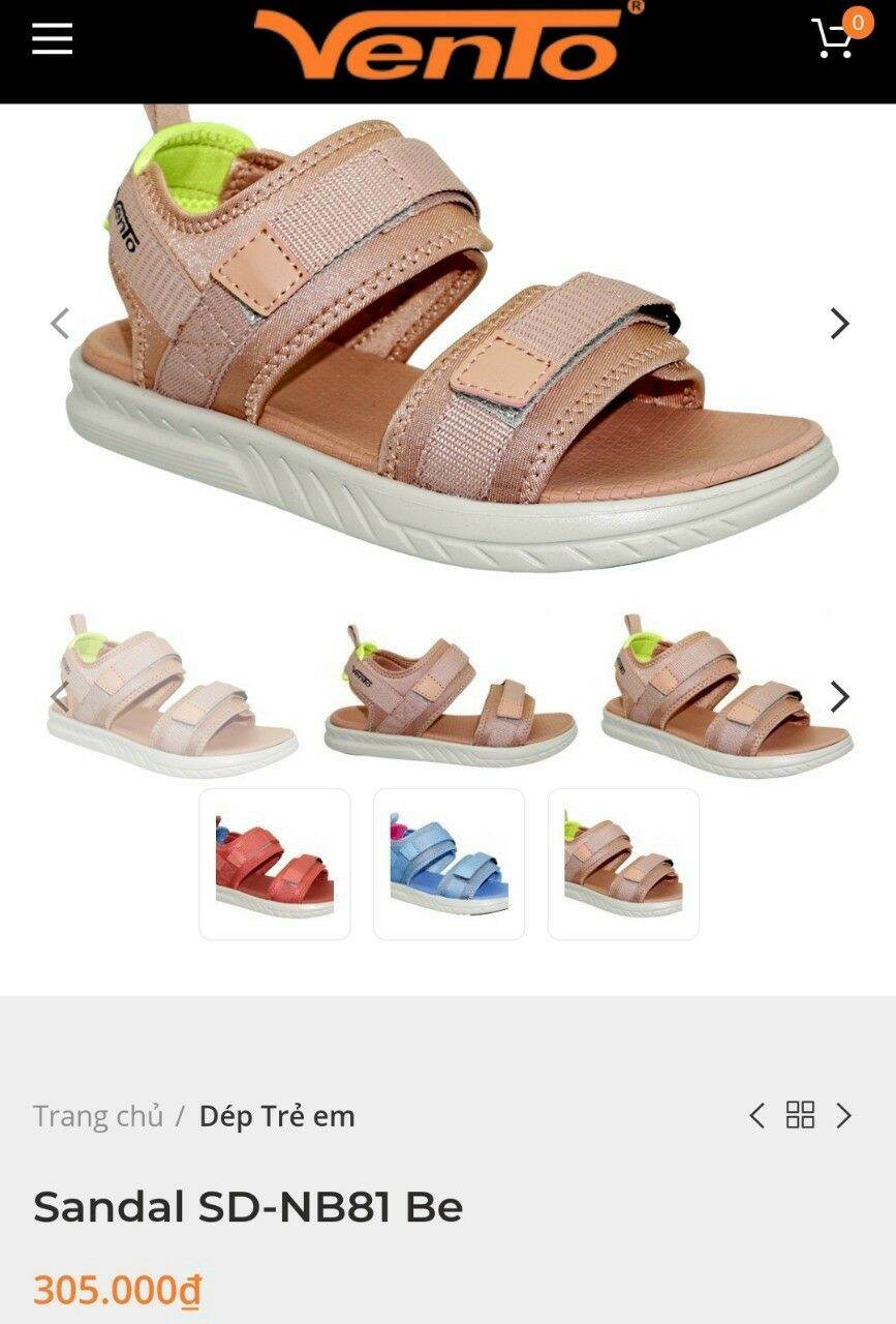 Sandal Vento nữ Cao cấp bền đẹp SD-NB81 Đen/be (size 35-39)