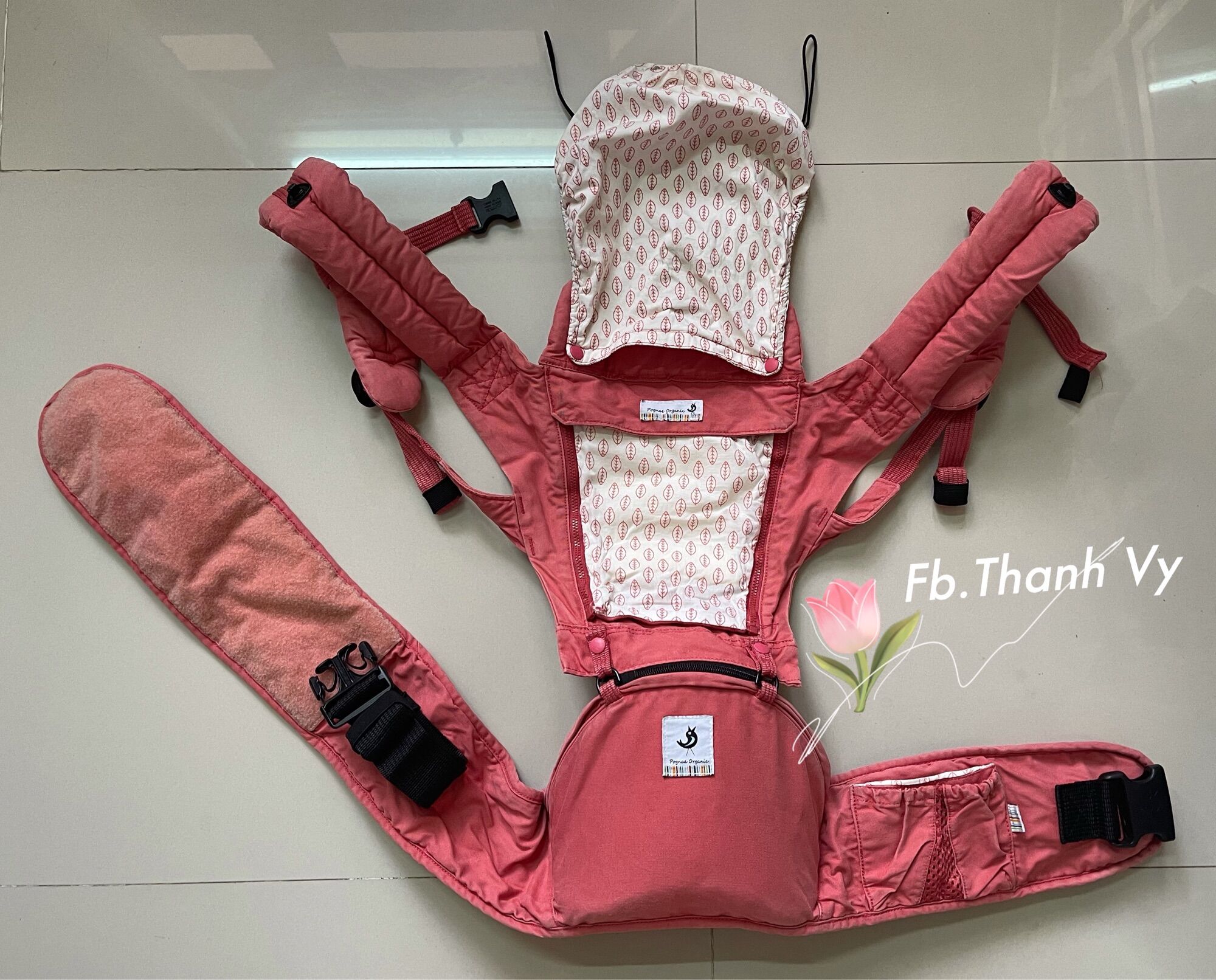 Địu ngồi chính hãng Hàn Quốc Pognae