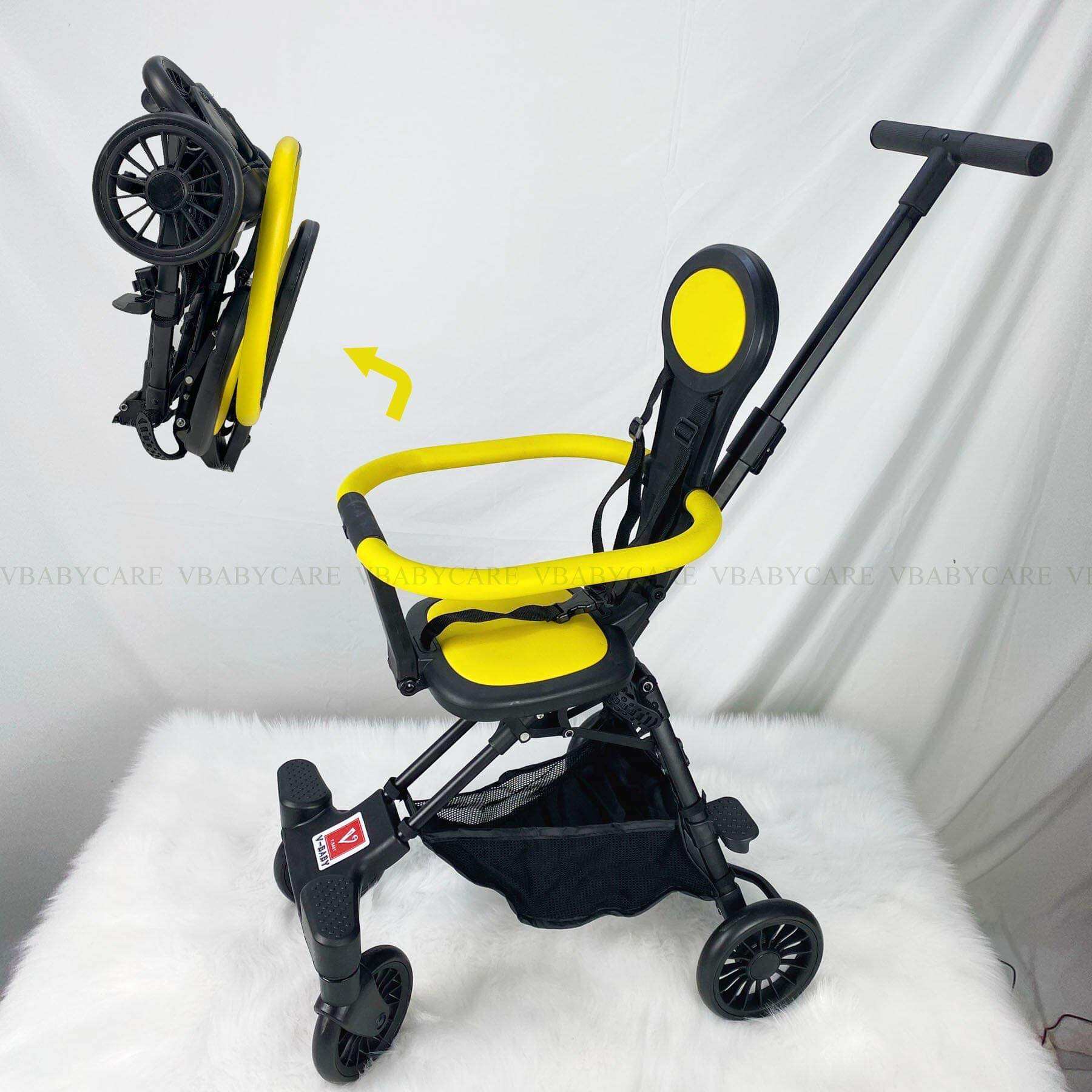XE ĐẨY ĐẢO CHIỀU GẤP GỌN VBABY Q1