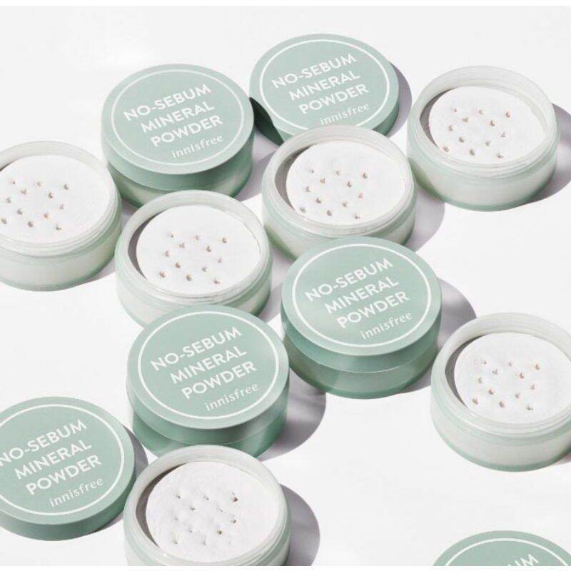 Phấn phủ kiềm dầu dạng bột innisfree hàn quốc