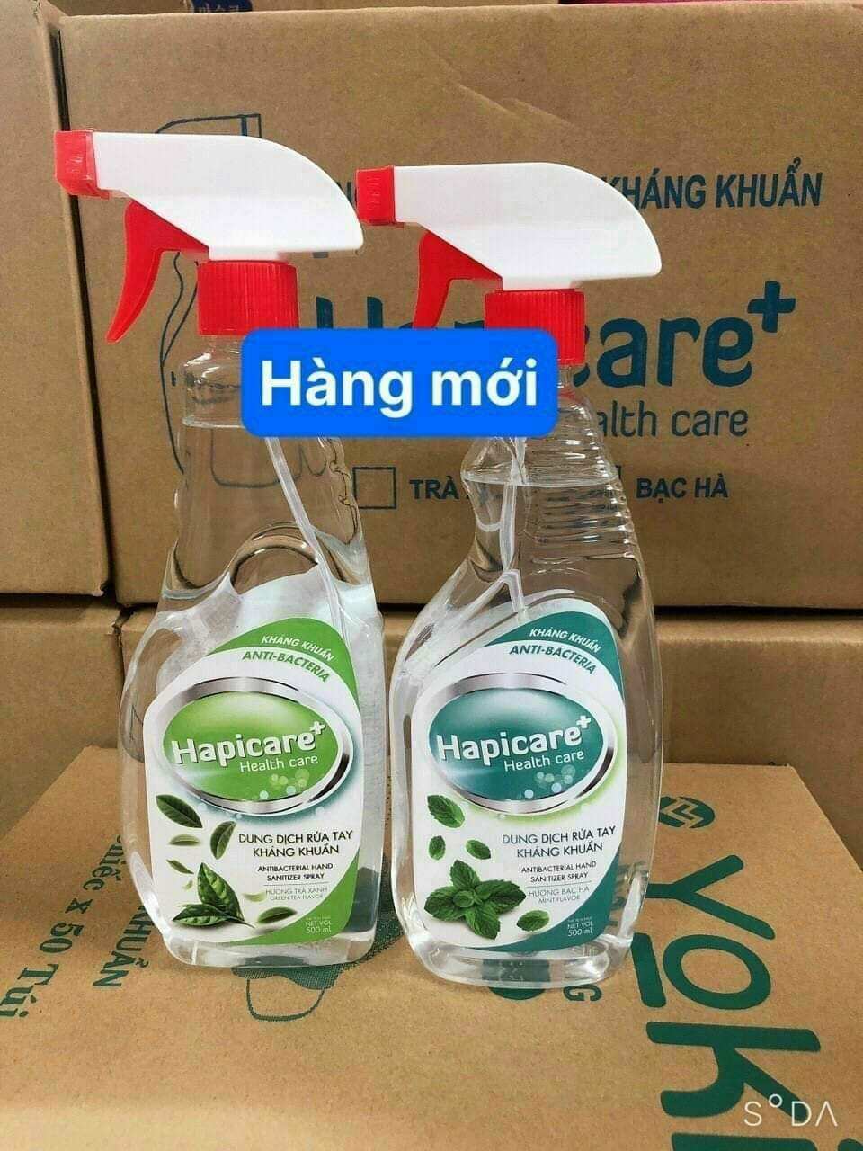 xịt kháng khuẩn Hapicare sl 1 chai