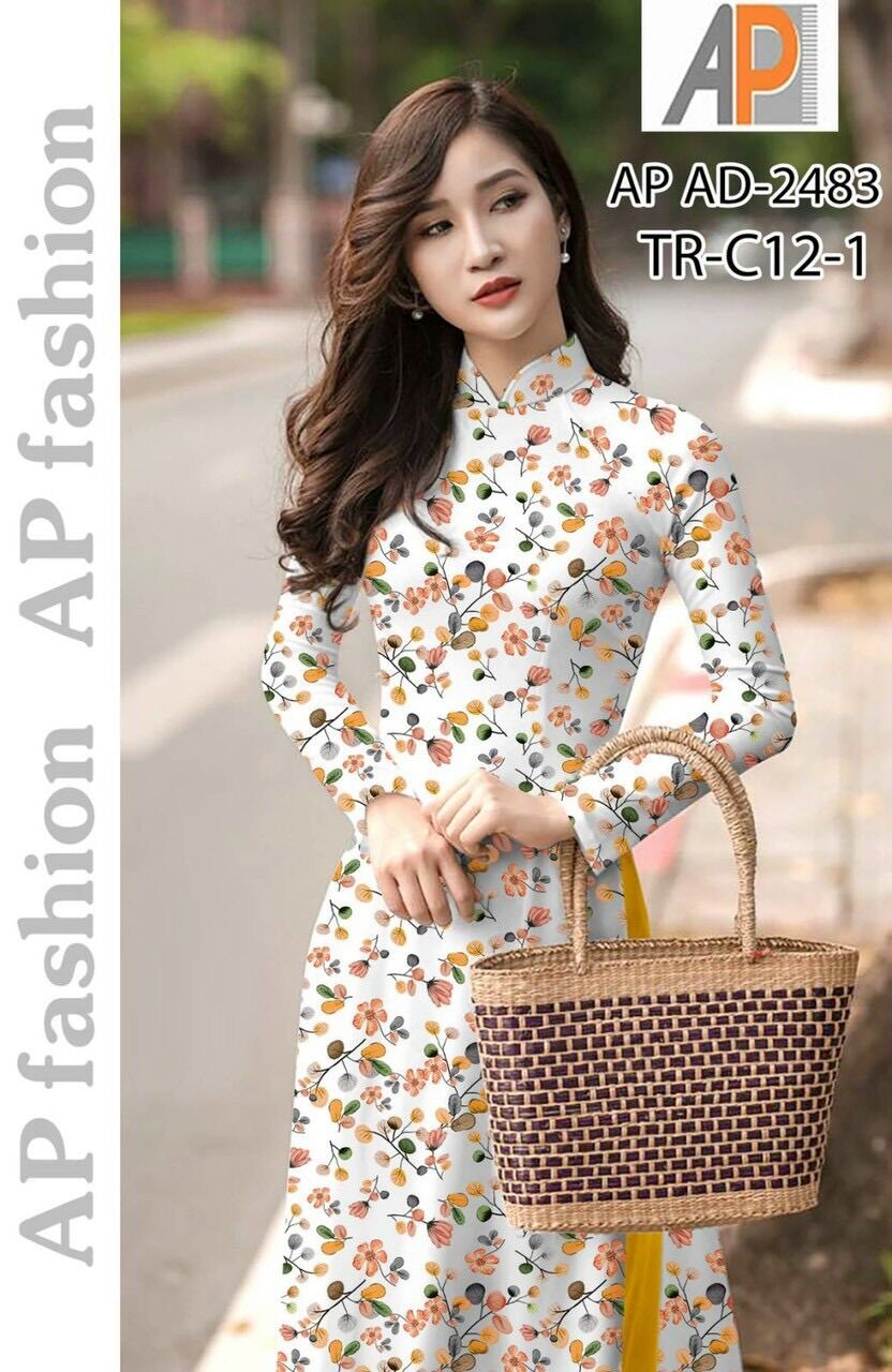 [HCM]Vải áo dài YT hoa nhí