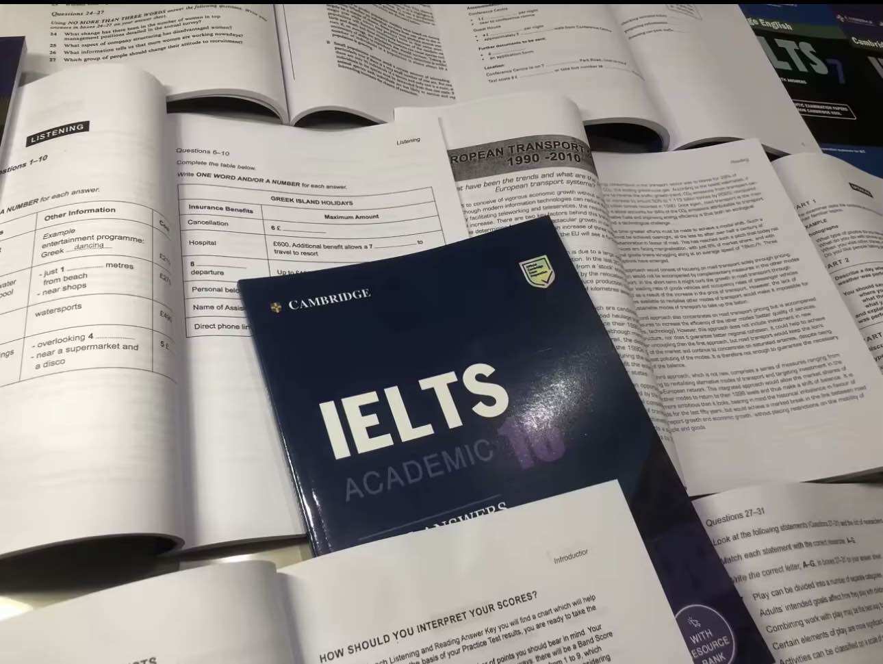 IELTS 18 quyển, combo 1-18