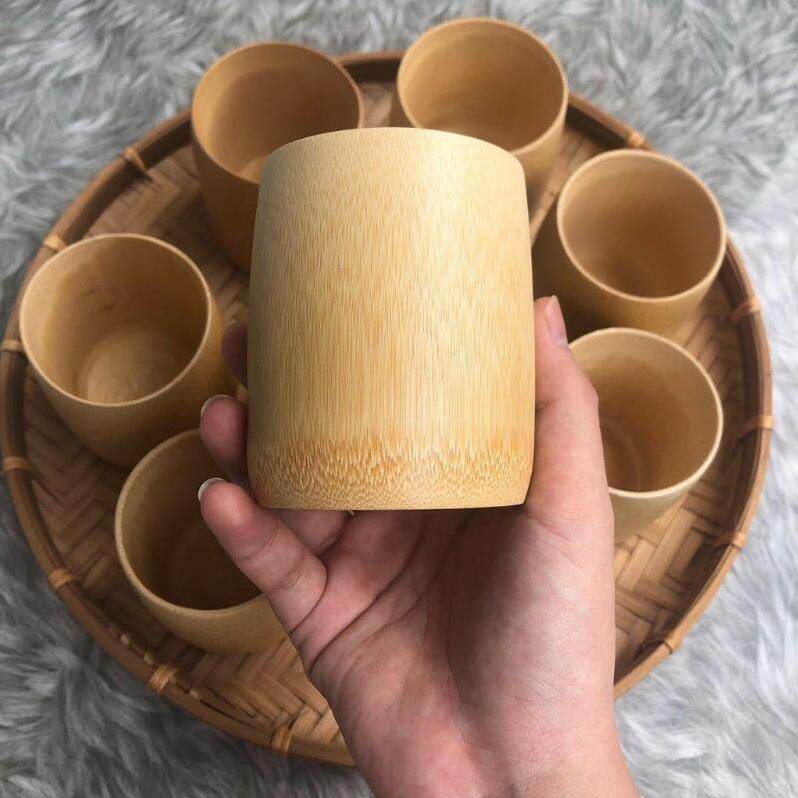 Cốc tre. ly tre