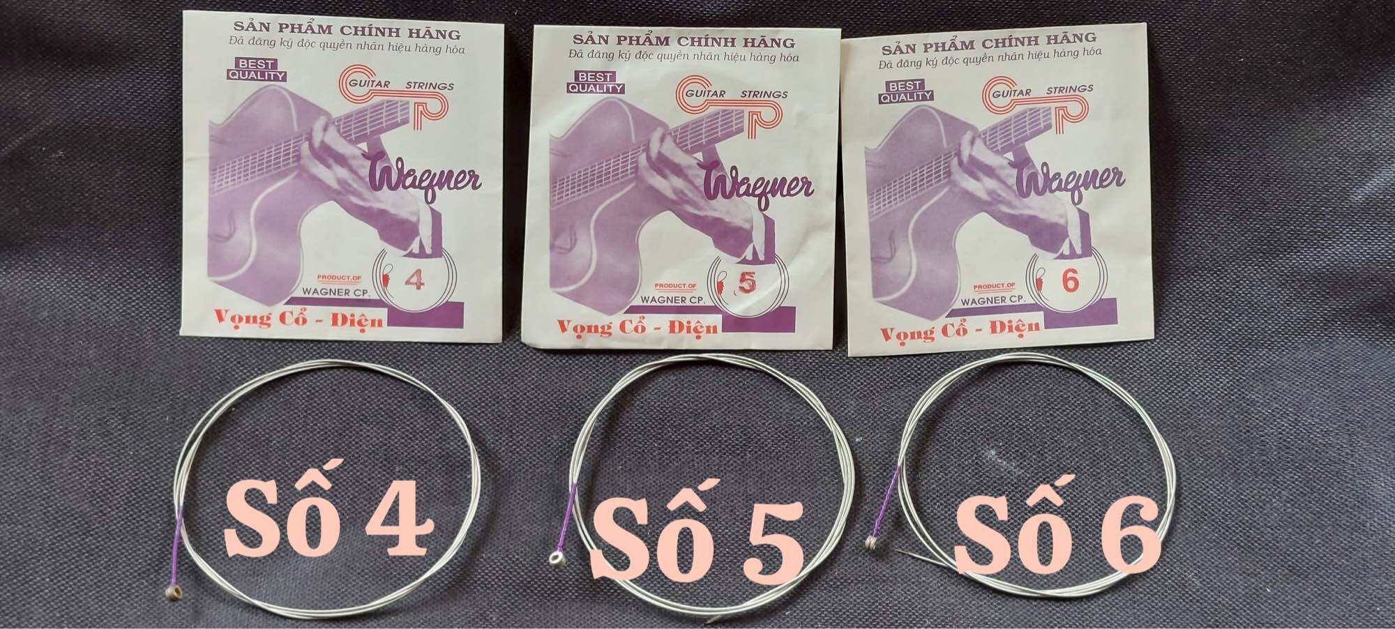 Dây đàn guitar vọng cổ điện (Bộ 06 sợi)