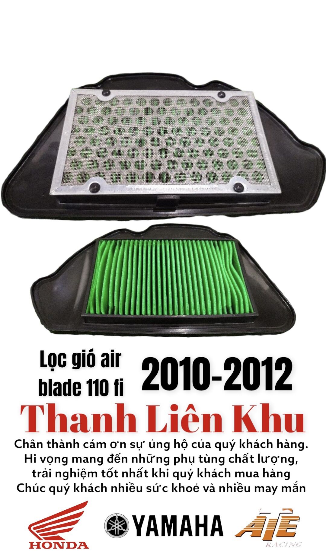 Lọc gió- Tấm lọc khí airblade 110 fi ( 2010-2012)