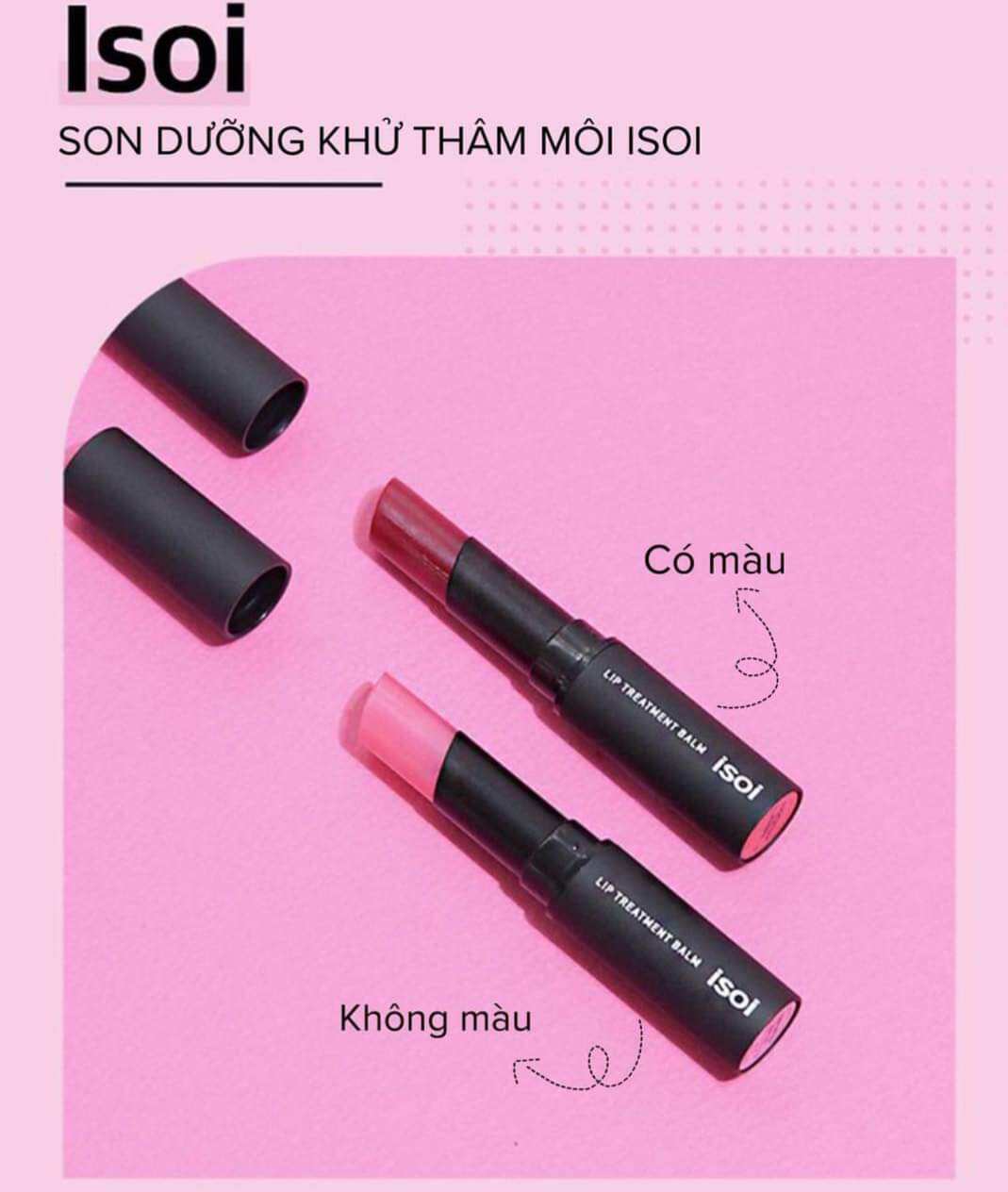 Son dưỡng khử thâm môi isoi