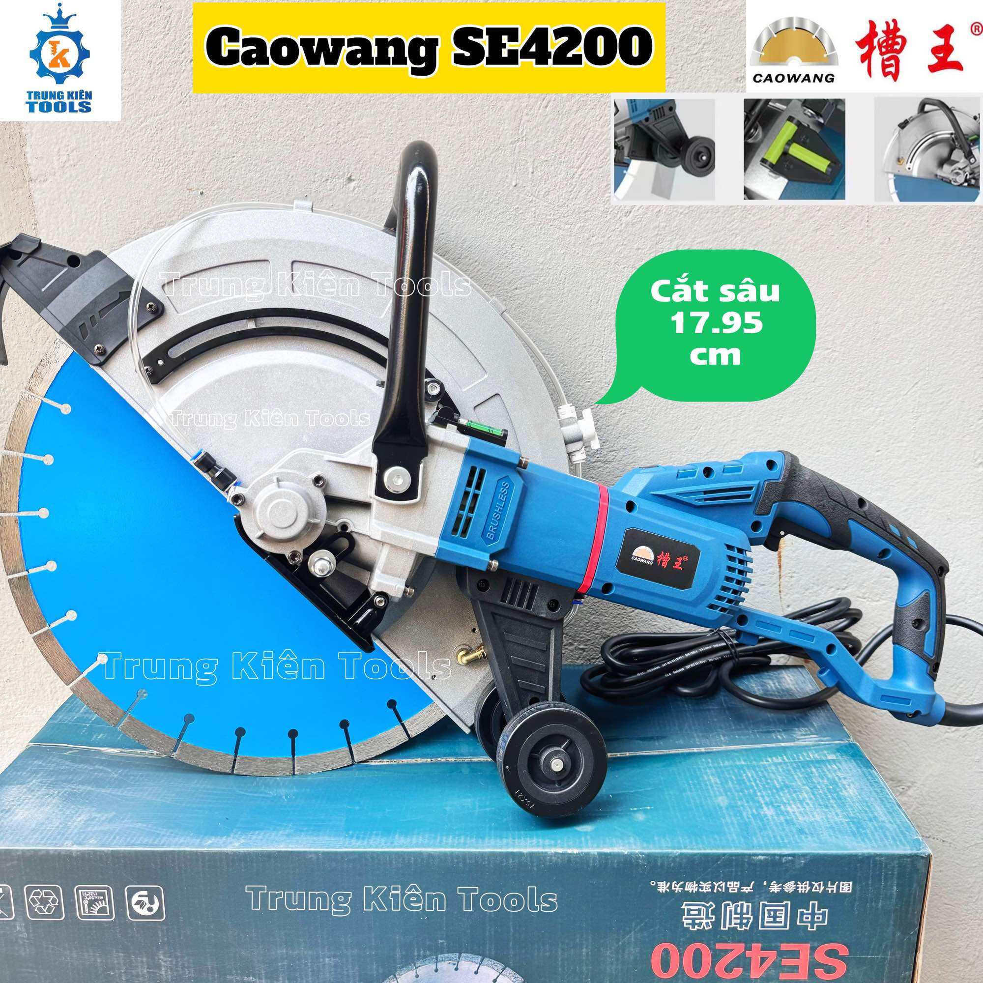 Máy Cắt Bê Tông Cốt Thép CAOWANG SE4200