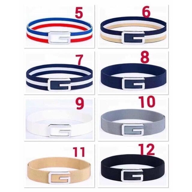 Dây Thắt Lưng Golf Nam Nữ - Chất Chun Cao Cấp - Golf Belts