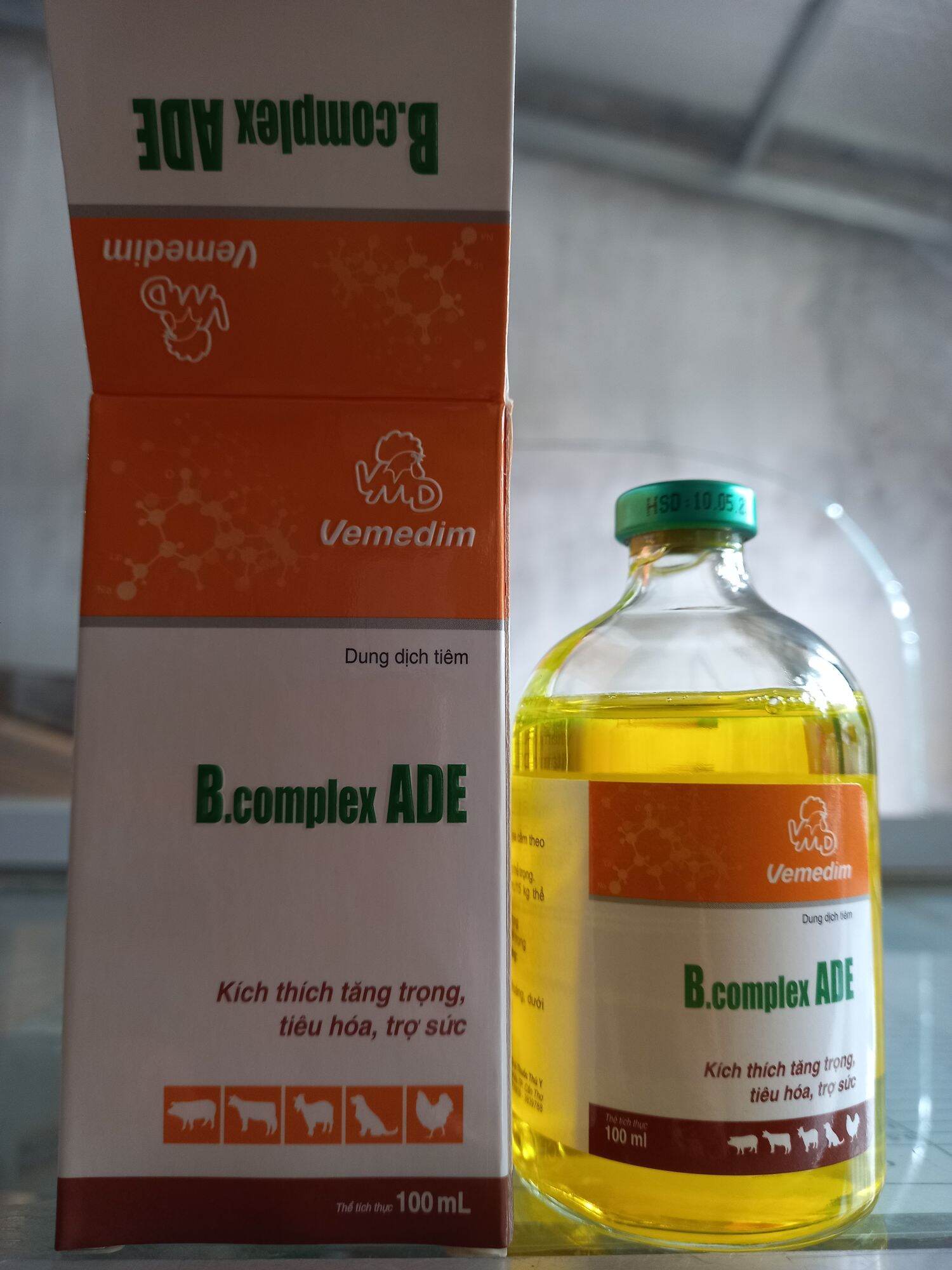 Bcomplex ADE 100ML Kích thích tăng trọng tiêu hóa, trợ sức