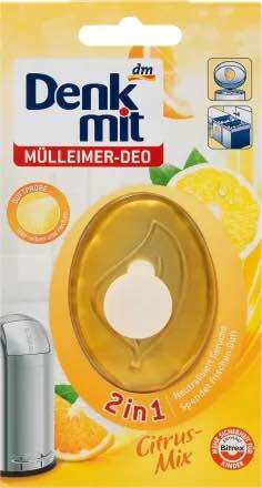 Miếng dán khử mùi thùng rác Denkmit hương cam chanh - 3ml - Hàng nội địa Đức