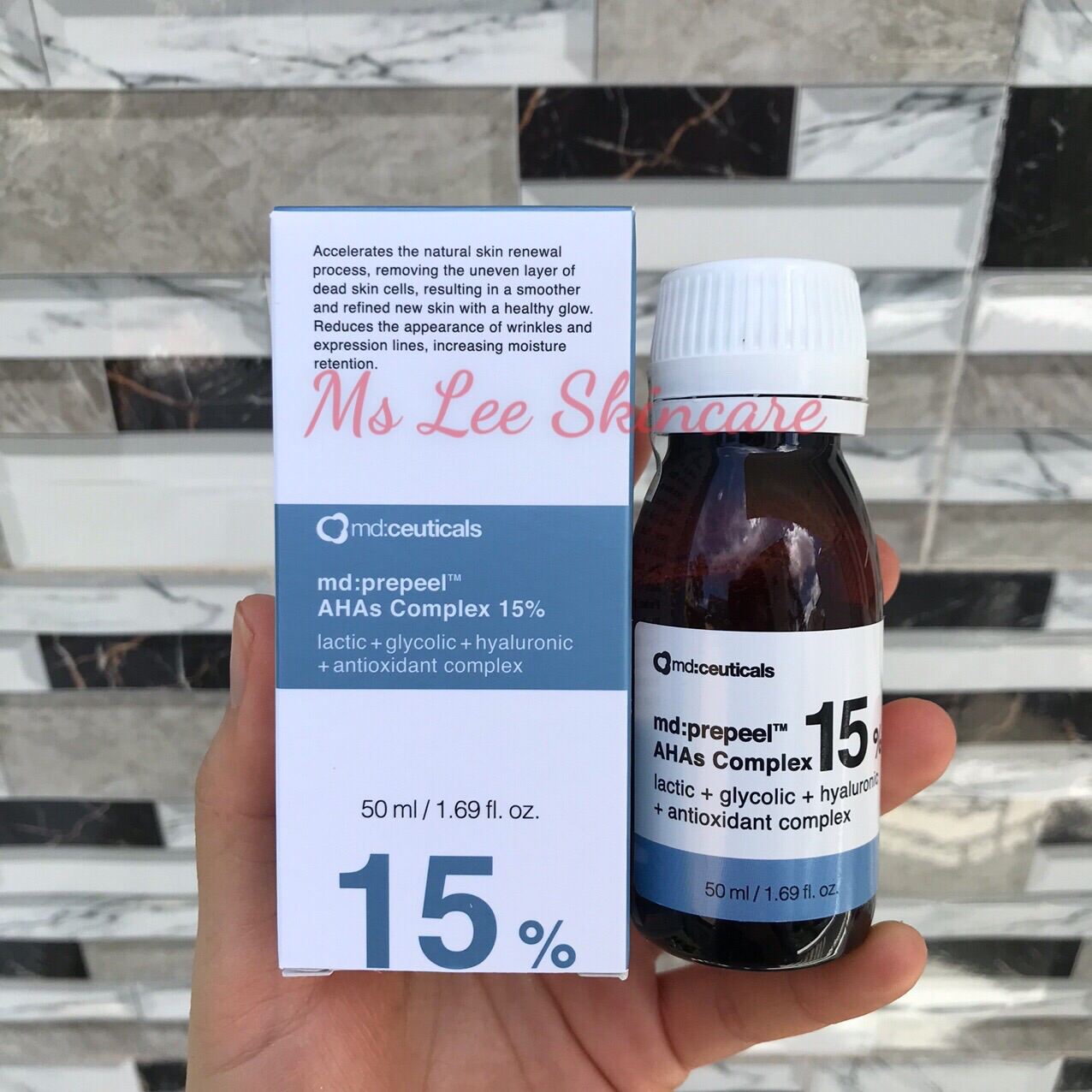 Peel Trẻ Hóa Và Thu Nhỏ Lỗ Chân Lông Antioxidant Mdceuticals Md:ceuticals [Peel Aha 15%]