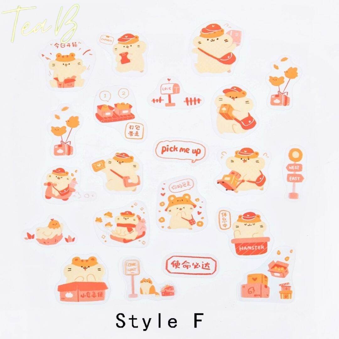 Set 40 Sticker (Hình Dán) Kiểu Dáng Khác Nhau Dùng Để Trang Trí (Tea.B_ST28)