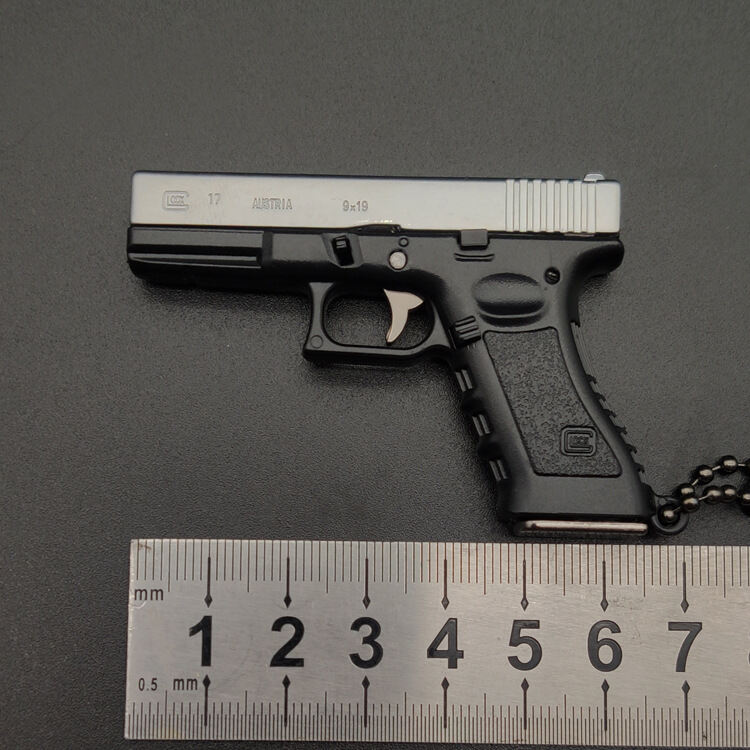 Mô Hình Chìa Khóa Đĩa Phun Hợp Kim Đế Chế 1:3 Glock GLOCK Mô Hình Trang Trí Đồ Chơi Kim Loại Đồ Chơi