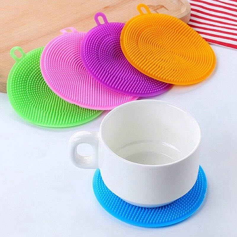 Miếng Rữa Chén Bát Silicon Dụng Cụ Rữa Bát Siêu Bền