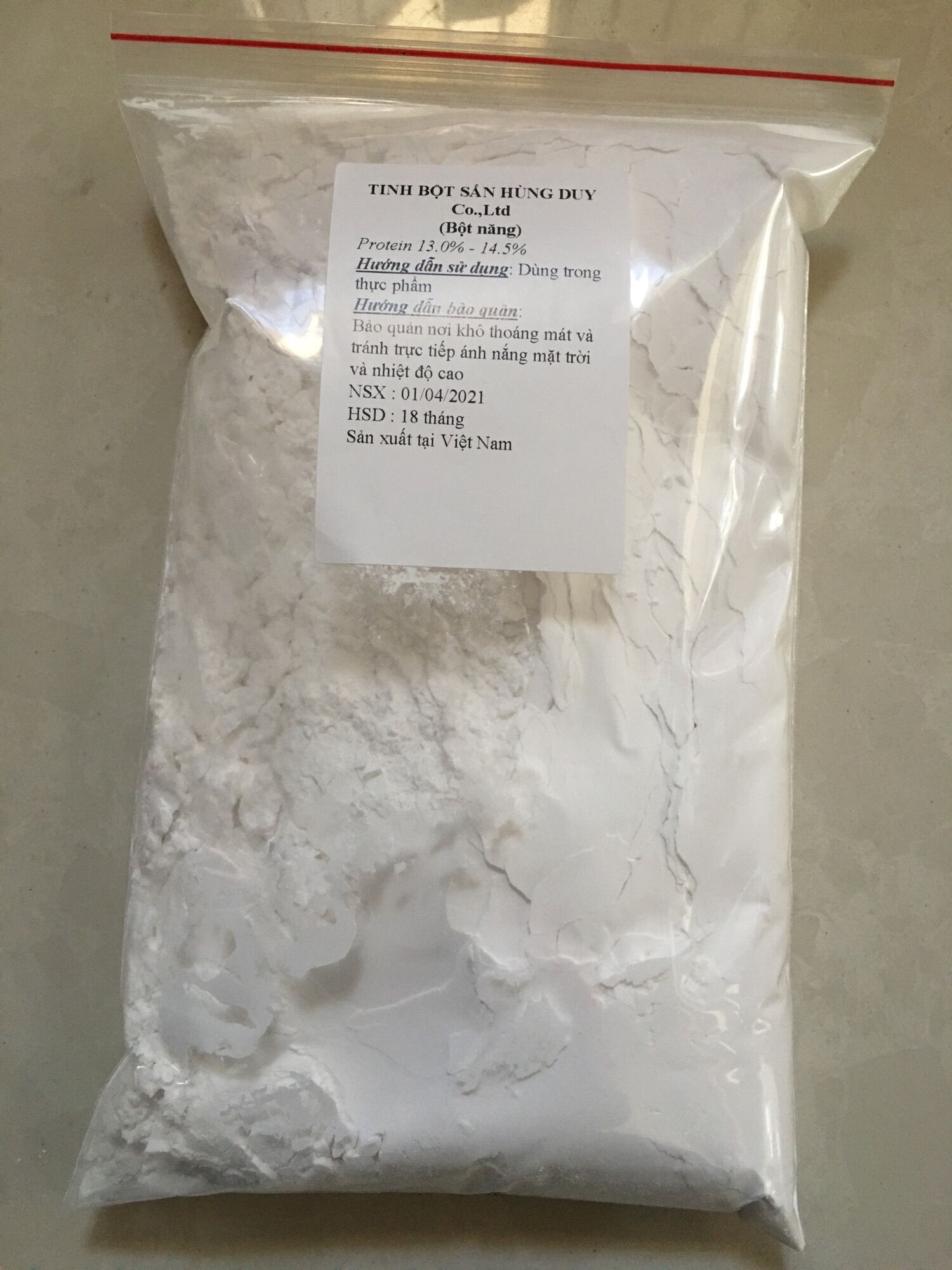 Bột năng huỳnh duy, tinh bột sắn 1kg