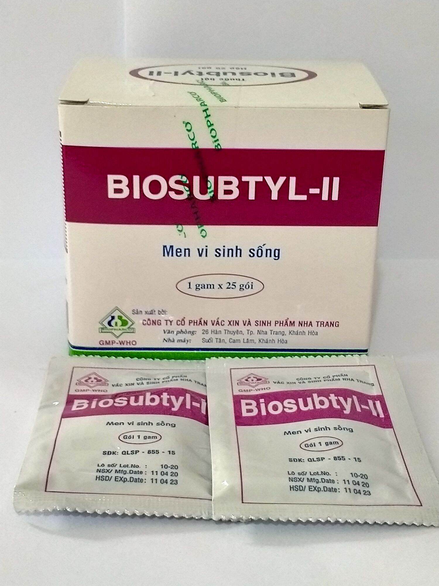 Men Vi Sinh Sống Biosuptyl Ii Hộp 25 Gói