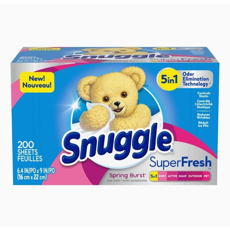Giấy thơm snuggle super fresh spring burst - hàng mỹ.