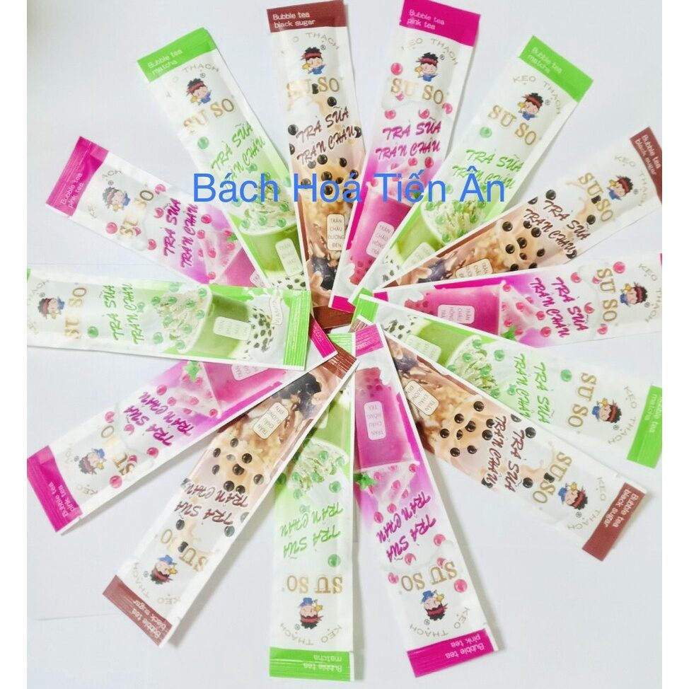 Kẹo thạch Suso thanh dài 800g 1 túi(25 thanh)