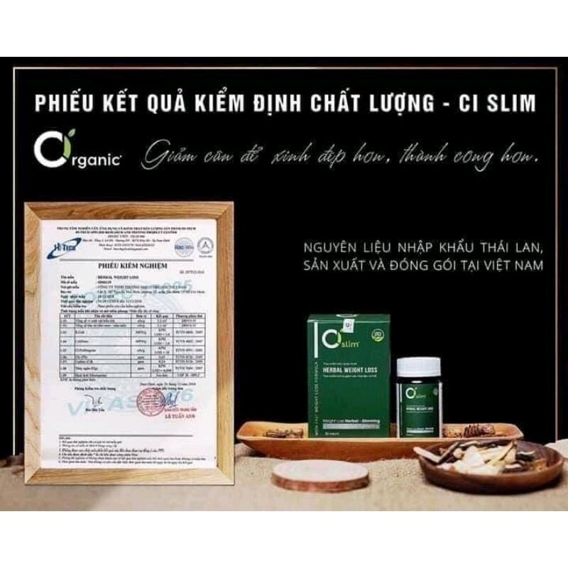 Giảm Cân Thảo Dược Ci Slim ( Cam Kết Hàng Chính Hãng )
