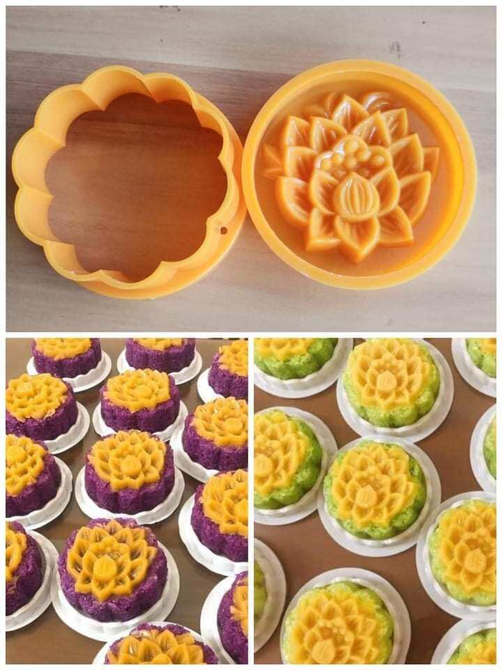 khuôn nhấn xôi hoa sen 9cm