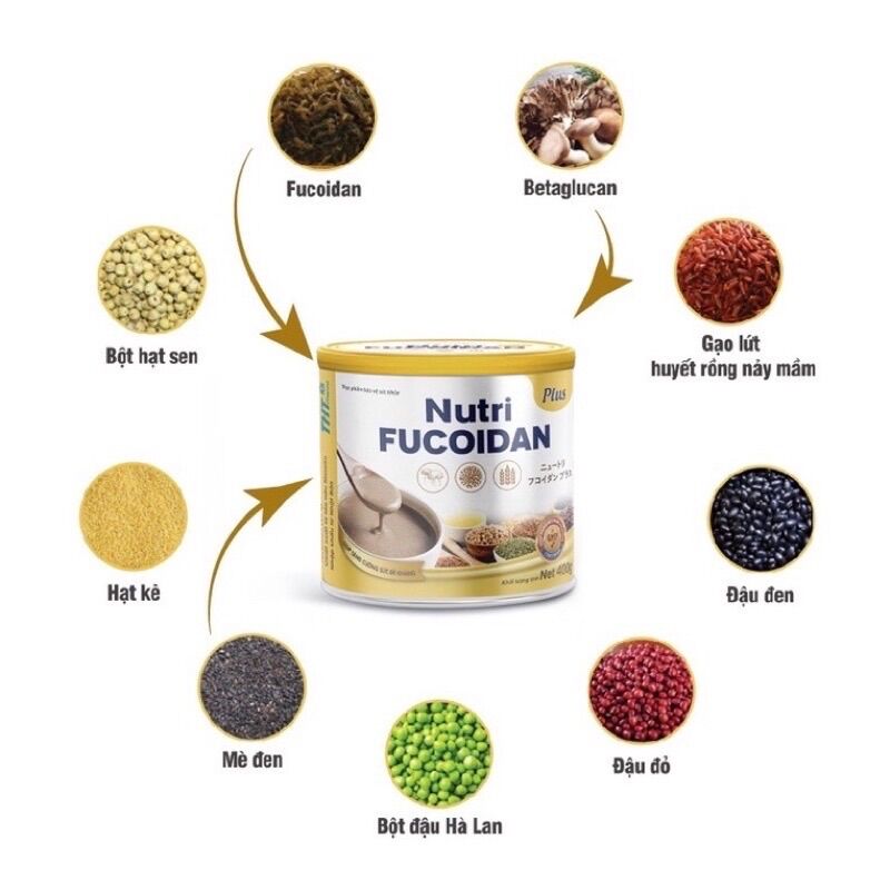 Combo 4 hũ Nutri Fucoidan- 420k/ hũ