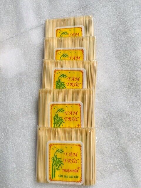 🧨 Lốc 10 Bịch Tăm Xỉa Răng Cứng, chắc (Tre lớp Ngoài)