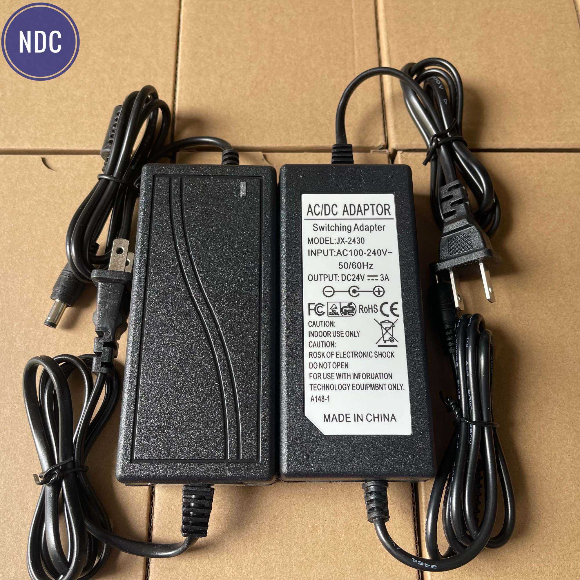 [HCM]Nguồn 24V-3A 5.5mm (JX Loại tốt) Vòm sáng, Búa nóng lạnh, Đèn led, Camera