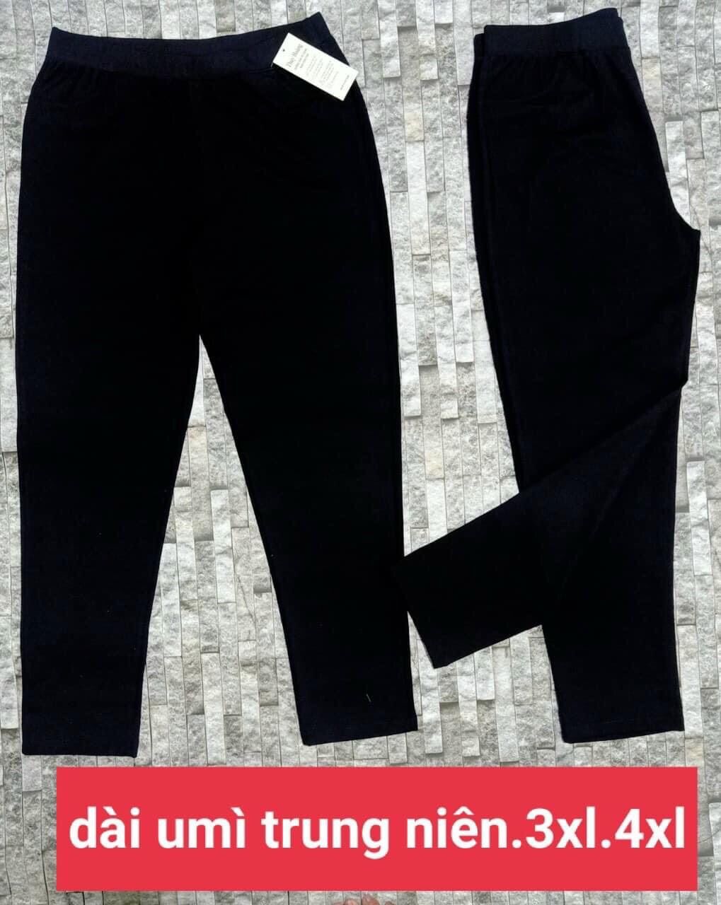 Quần legging trung niên thun Umi siêu co giãn