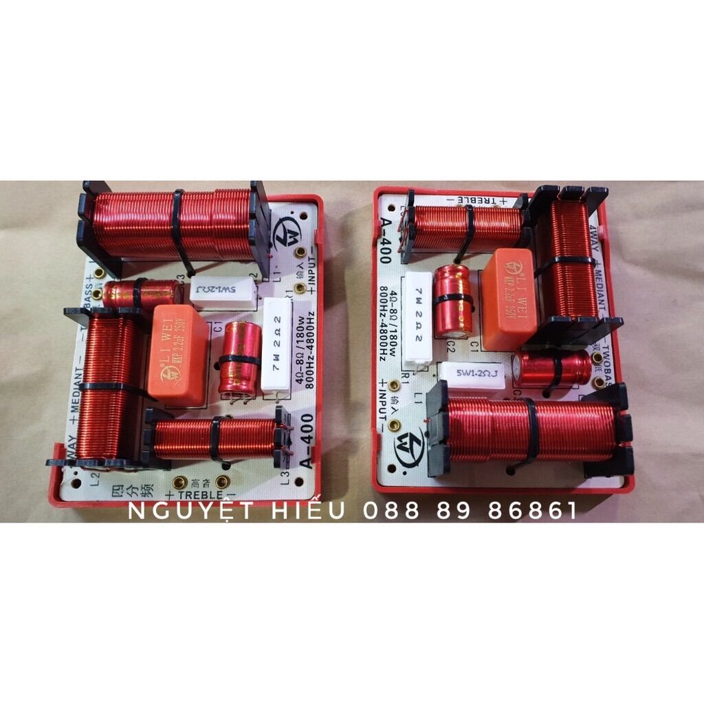 Cặp mạch phân tần loa 4 đường tiếng A-400