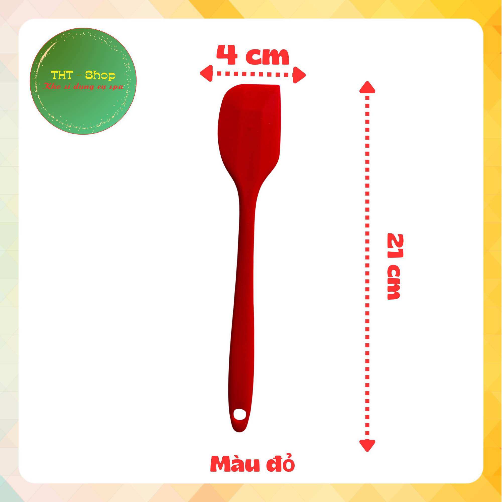 Cây phới múc kem - màu vàng
