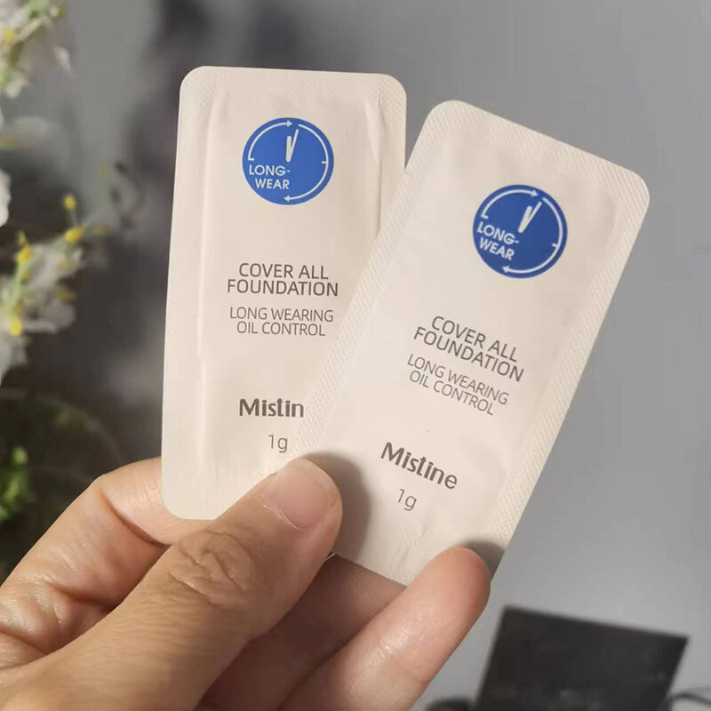 Mistine Blue Shield Foundation Liquid Small Sample 15ml Long-lasting Oil Control Concealer Non-cakey