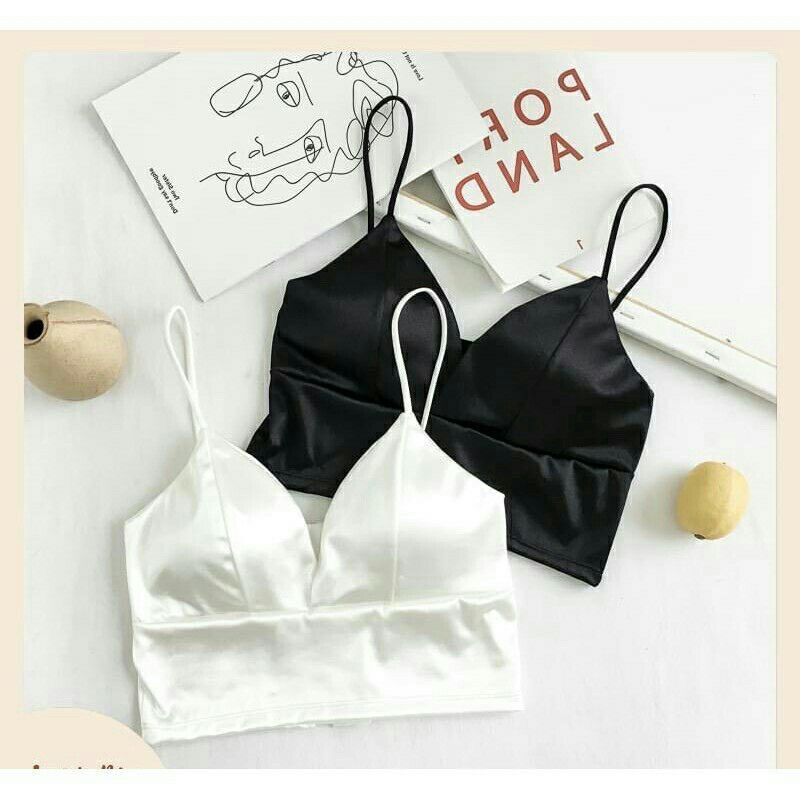 Áo bra lụa phi bóng 8 nấc cài siêu hot hàng loại 1