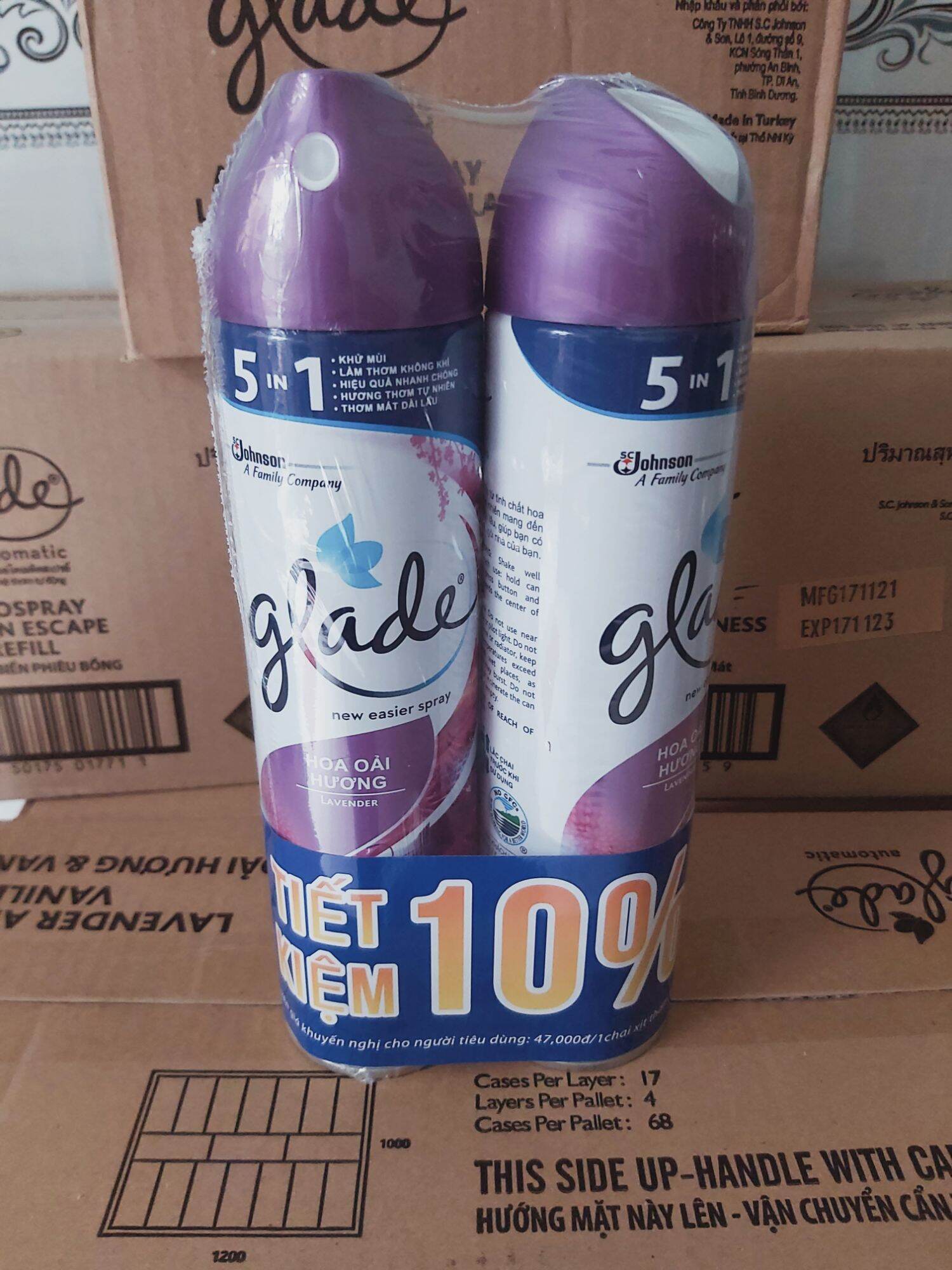 Xịt thơm phòng lavender glade 280ml