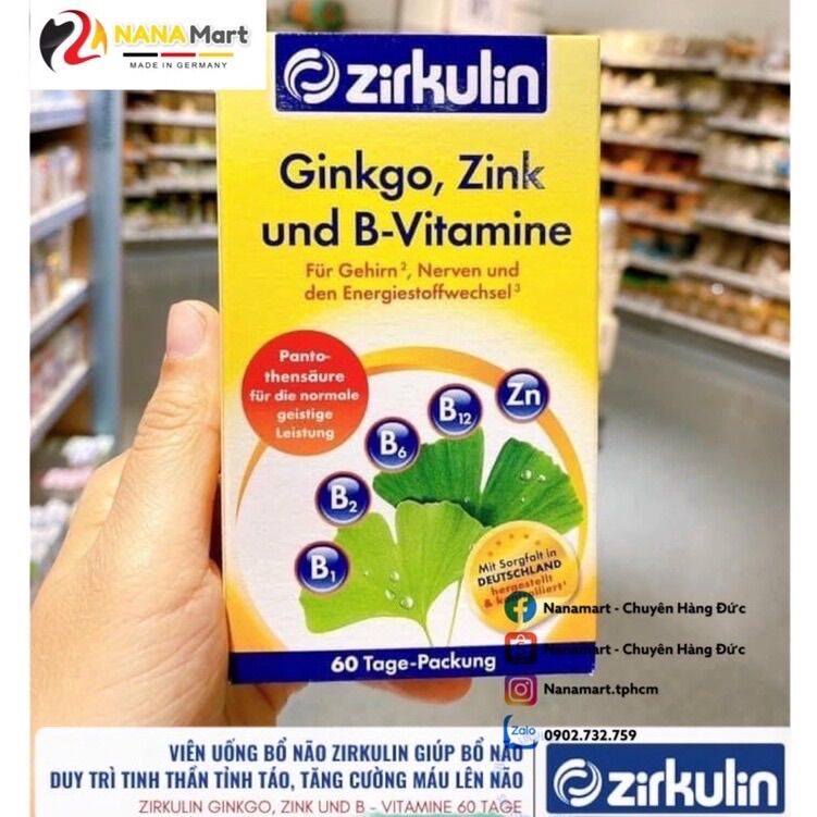 Viên uống Ginkgo 60vien