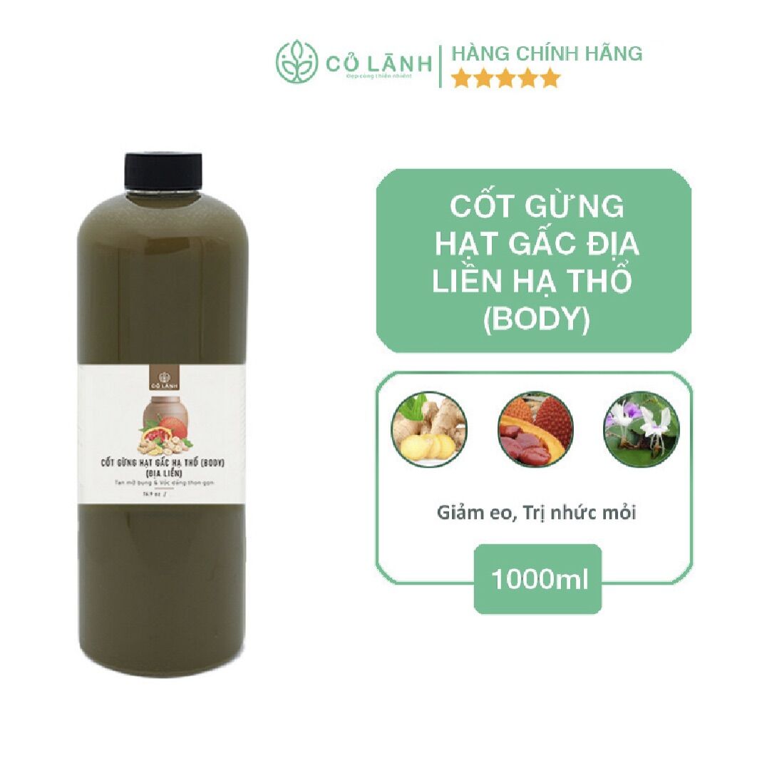 Cốt gừng hạt gấc hạ thổ Cỏ Lành 1000ml