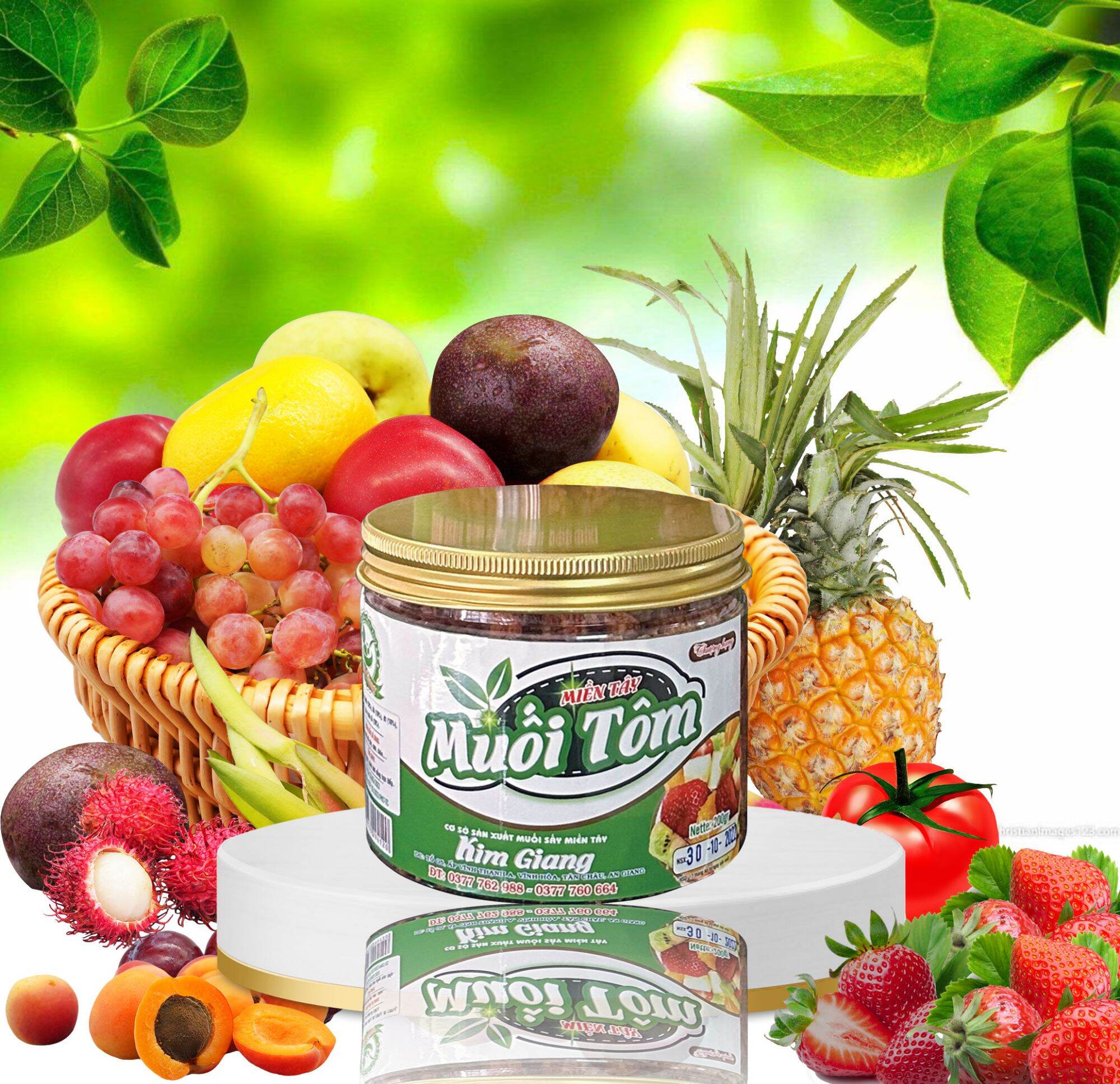 Muối tôm miền tây kim giang 200g thượng hạng