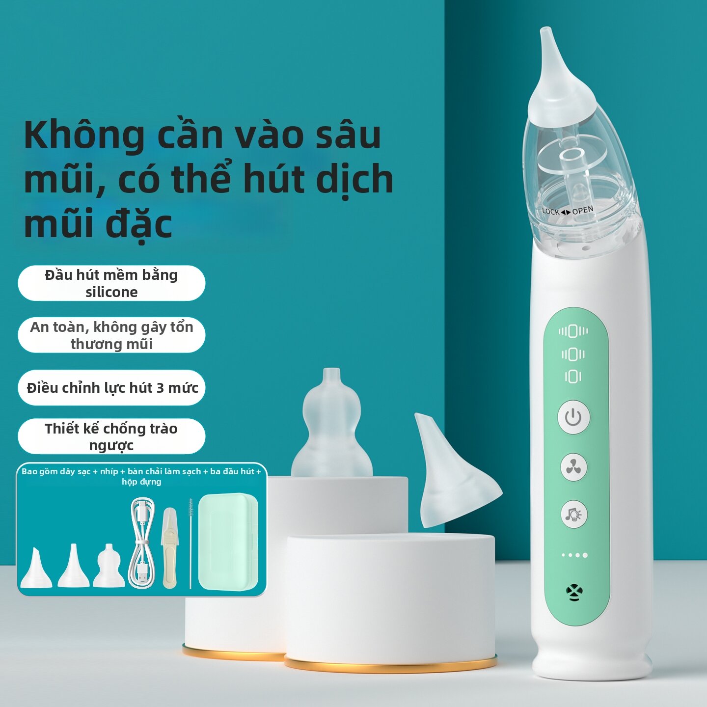 KINBENZ | Máy Hút Mũi Điện Tử Cho Bé