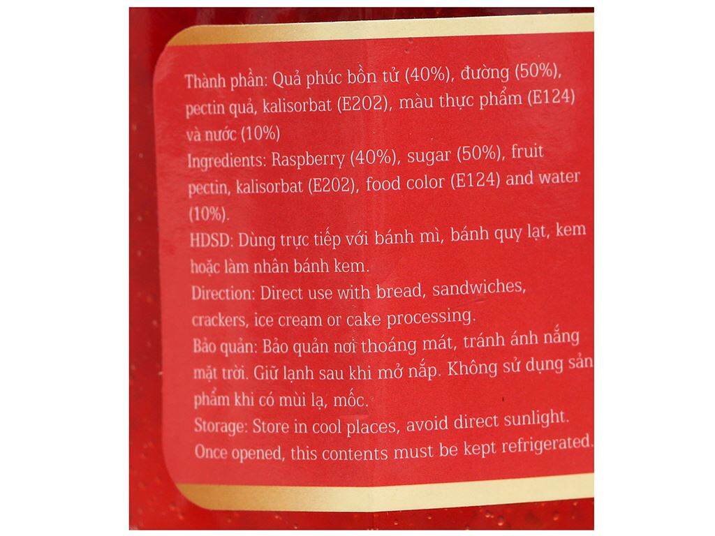 Mứt phúc bồn tử La Fresh hũ 210g