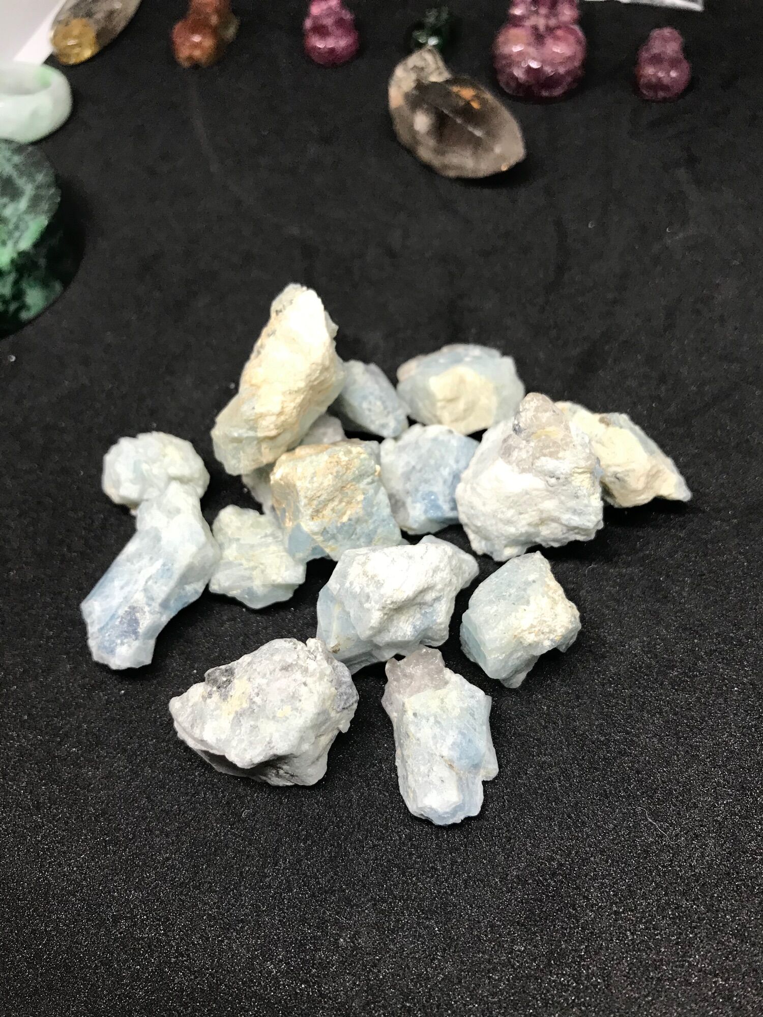 Set 30-50-100gam đá thanh tẩy Aquamarine thô
