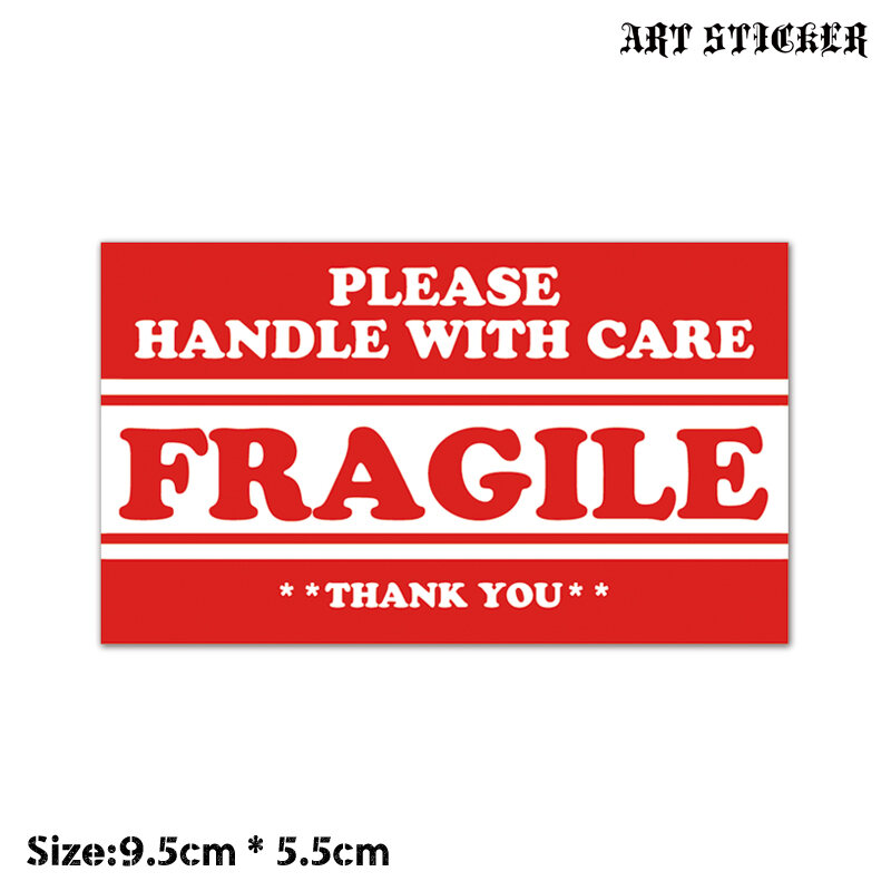 Travel Luggage Waterproof Sunscreen Sticker Fragile Item No Residue Tape for Carry-On Bag Checked Ba