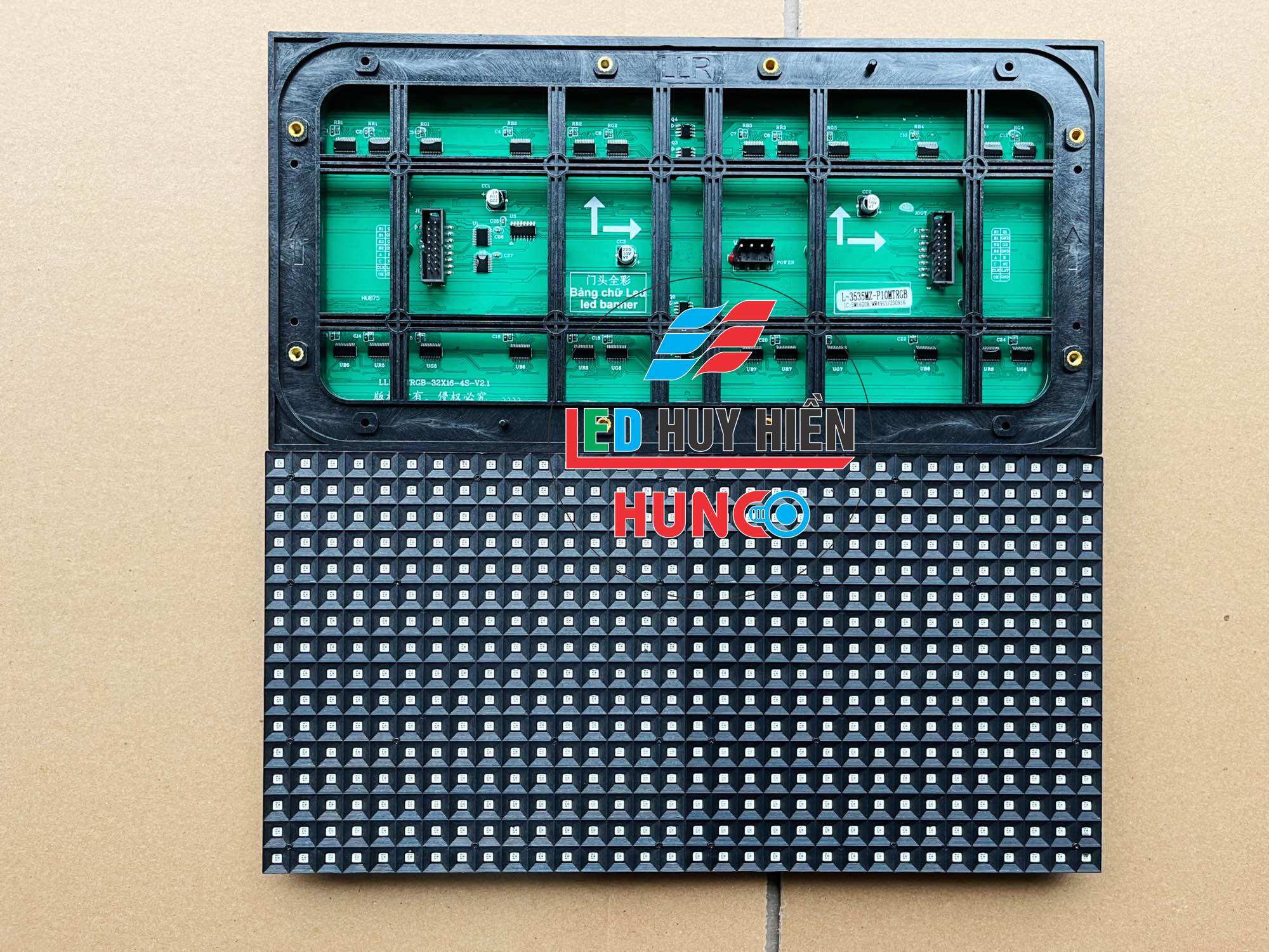 Module Led P10 LLR phun màu ngoài trời (Led P10 fullcolor outdoor) Đủ phụ kiện