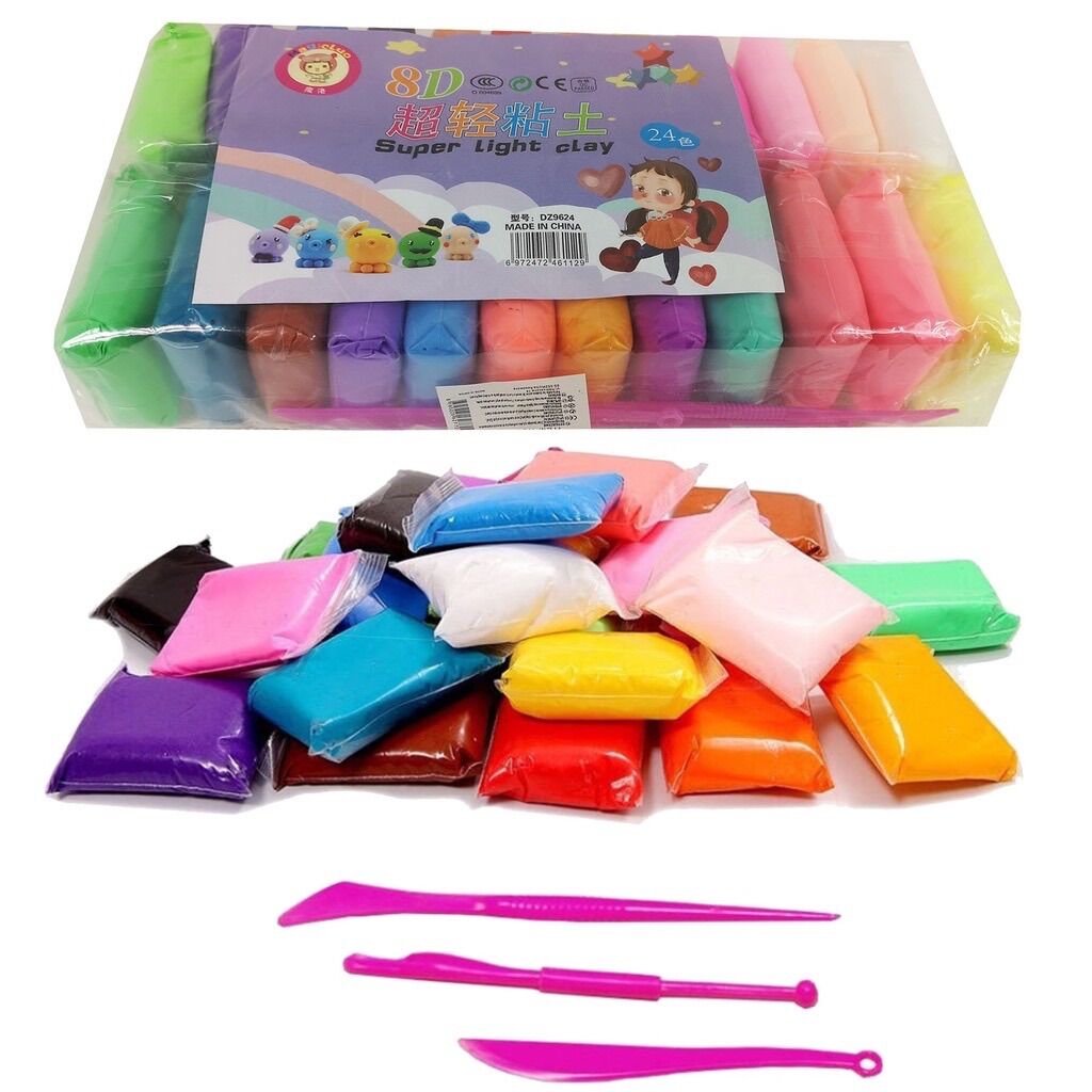 Đất Sét Nhật Tạo Hình Tự Khô 24 màu
