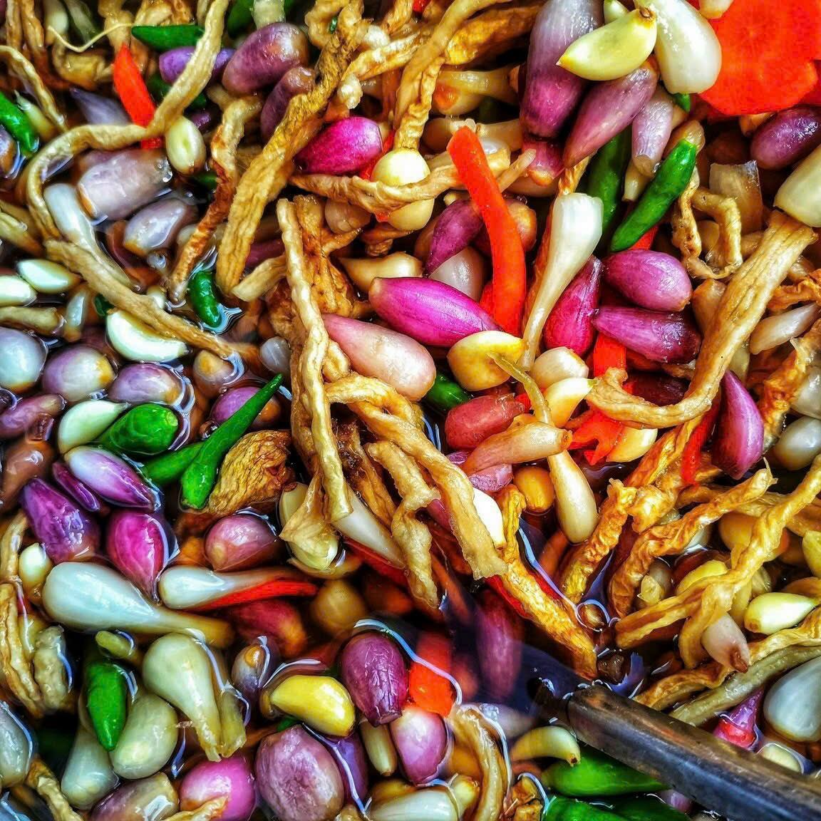 dưa món hành tím củ kiệu nhà làm hủ 5-600g
