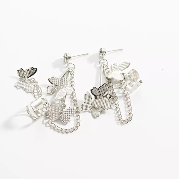 Bông tai nữ đeo vành tai hình bướm 1 CHIẾC