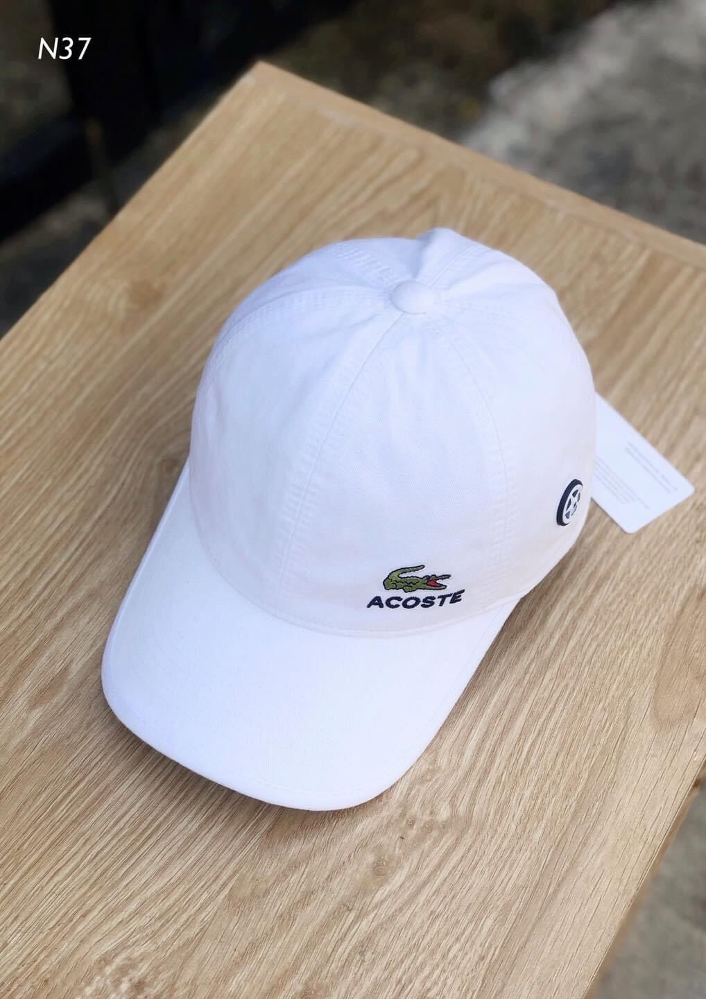 Mũ Lưỡi Trai cá sấu 🐊 Mini Trắng Và Đen - NÓN LƯỠI TRAI 2023 nam nữ CHẤT VẢI COTTON HÀN CAO CẤP ĐUÔI KHÓA XỊN