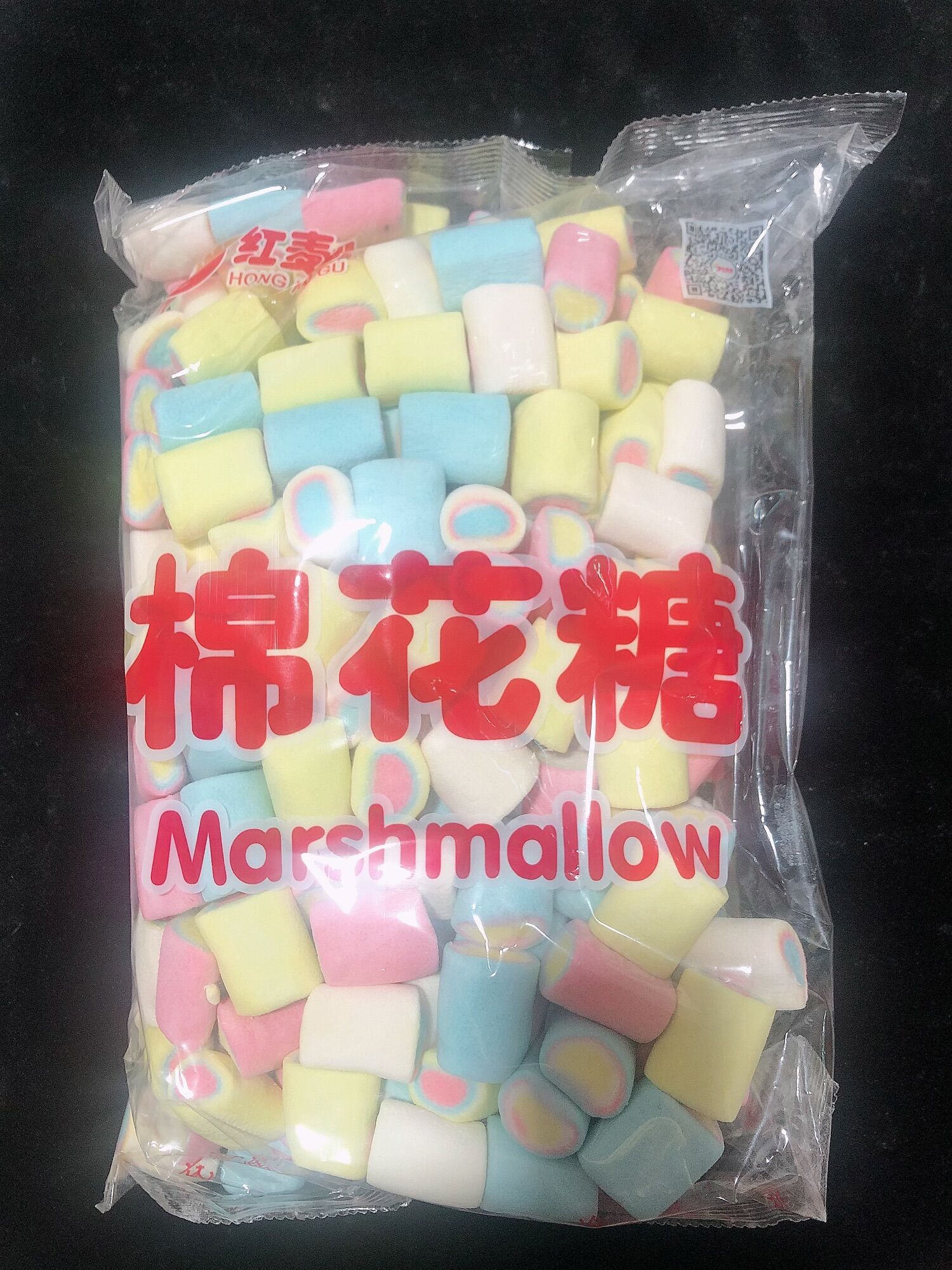 Kẹo bông gòn marshmallow 1000kg