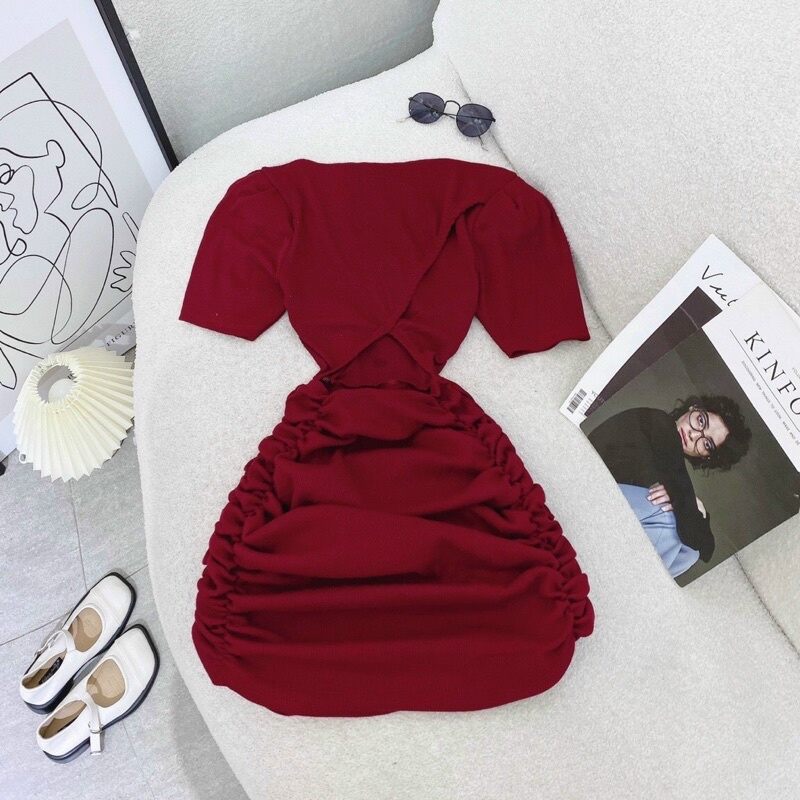 ĐẦM BODY NHÚN HAI BÊN CỰC MLEM DNX4
