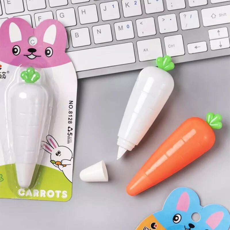 Bút xóa kéo Cà rốt và Củ Cải trắng ( 1 cái) 8128