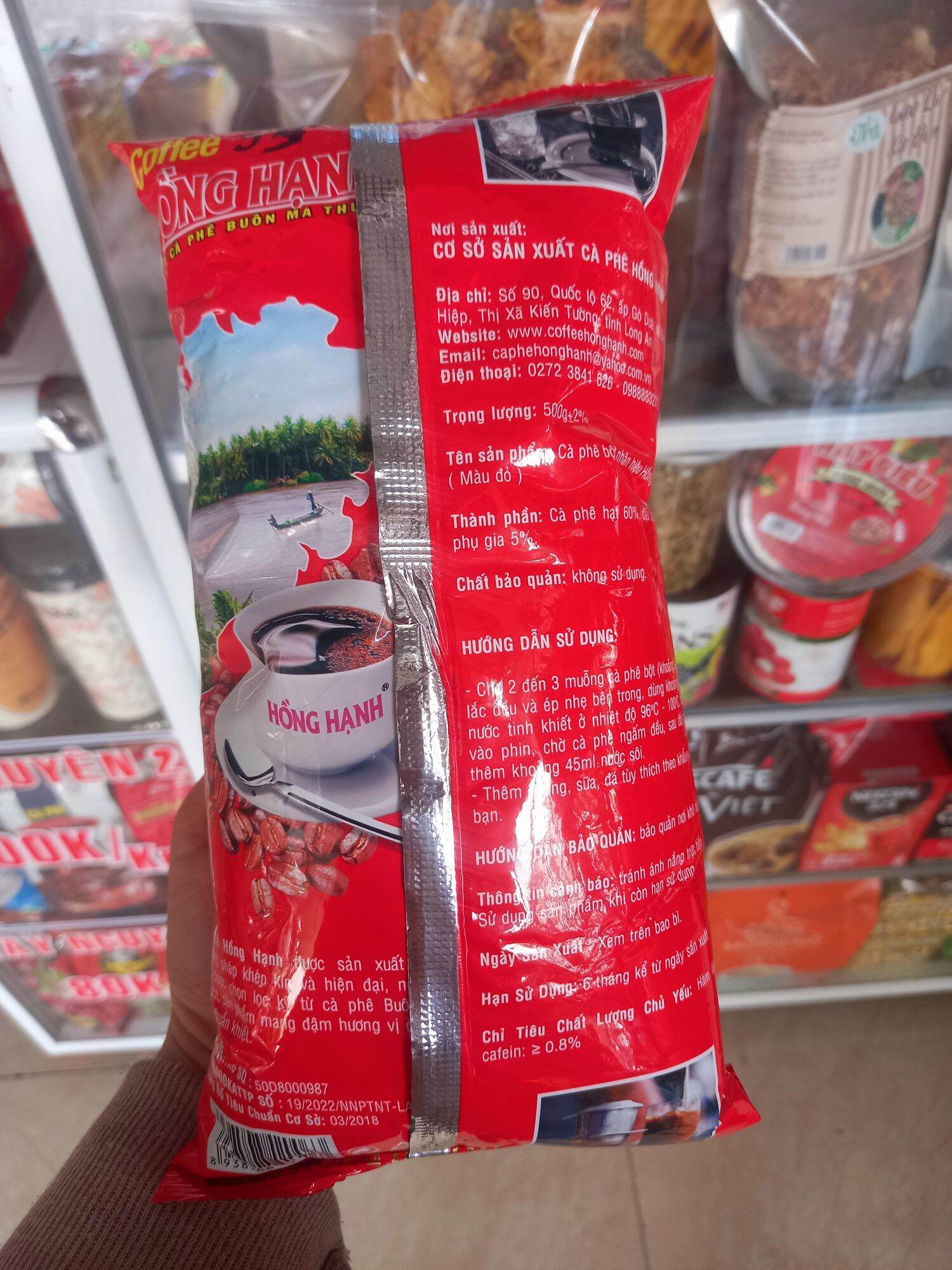 500g Cà phê Hồng Hạnh đỏ
